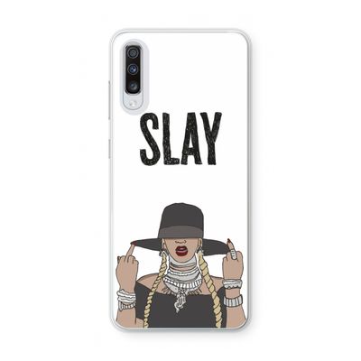 Slay All Day: Samsung Galaxy A70 Transparant Hoesje