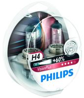 Philips Shining lamp 12v h4 vision plus set