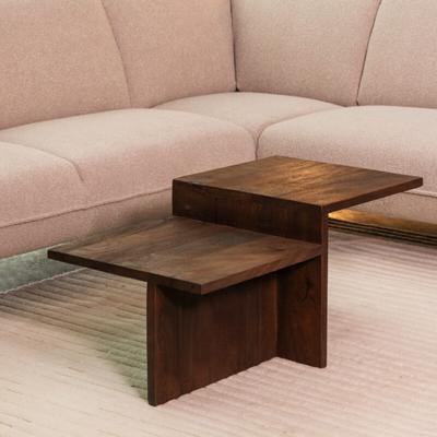 LABEL51 Salontafel Skip - Espresso - Mangohout - 90 cm LABEL51 Salontafel Skip - Espresso - Mangohout - 90 cm