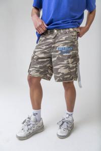 Fearless Blood Cargo Korte Broek Heren Camouflage - Maat 29 - Kleur: BeigeGroenBruin | Soccerfanshop