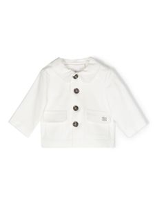 Douuod Kids veste à logo imprimé - Blanc