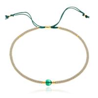 Deja Armband Miyuki Glas kralen - Green