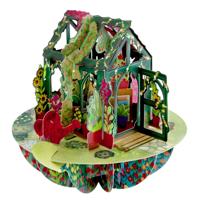 Wenskaart 3D Secret Garden