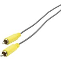 SpeaKa Professional SP-1300788 Digitale cinch Digitale audio Aansluitkabel [1x Cinch-stekker - 1x Cinch-stekker] 3.00 m Geel, Grijs