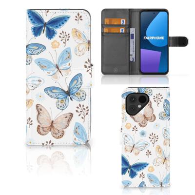 Telefoonhoesje | Met pasjeshouder | voor Fairphone 5 Vlinder