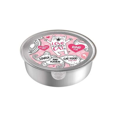 LOVE IS WHERE A CAT IS® Beef - nat kattenvoer - 85g