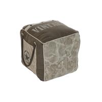 Kussen DKD Home Decor Voor op de grond 42 x 42 x 43 cm Grijs Vintage