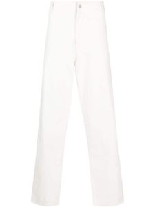 Emporio Armani pantalon droit Sustainable Collection - Blanc