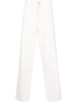 Emporio Armani pantalon droit Sustainable Collection - Blanc