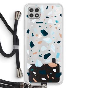 Terrazzo N°13: Samsung Galaxy A22 4G Transparant Hoesje met koord