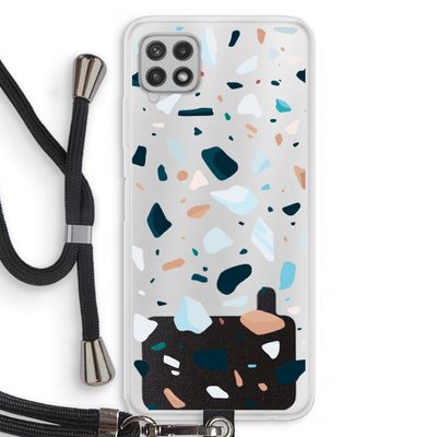 Terrazzo N°13: Samsung Galaxy A22 4G Transparant Hoesje met koord