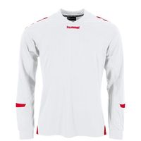 Hummel 111006K Fyn Long Sleeve Shirt Kids - White-Red - 128