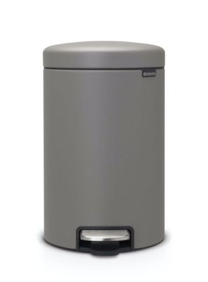 Brabantia Newlcon Pedaalemmer 12L Mineral Concrete Grey