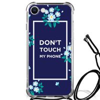 iPhone SE 2022 | 2020 | 8 | 7 Anti Shock Case Flowers Blue DTMP