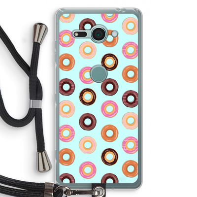 Donuts: Sony Xperia XZ2 Compact Transparant Hoesje met koord
