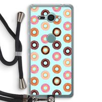 Donuts: Sony Xperia XZ2 Compact Transparant Hoesje met koord