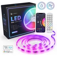 Lideka - LED Strip 15m (2x7.5) RGB - Afstandsbediening - Gaming Lichtstrip met App - 270 LEDs - Zelfklevend Licht - thumbnail