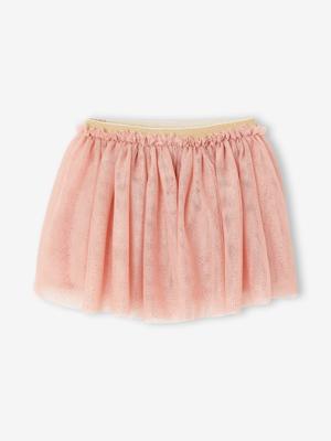 Tulle-jurk voor een speciale gelegenheid voor baby's rouge