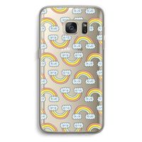 Regenboog: Samsung Galaxy S7 Transparant Hoesje