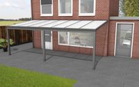 Aluminium aanbouwveranda Velvetline 700x300 cm - Polycarbonaat dak - thumbnail