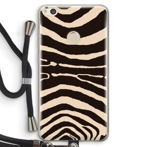 Arizona Zebra: Huawei Ascend P8 Lite (2017) Transparant Hoesje met koord