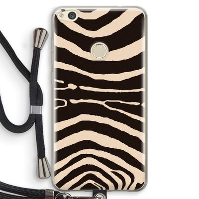 Arizona Zebra: Huawei Ascend P8 Lite (2017) Transparant Hoesje met koord
