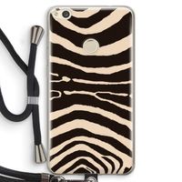 Arizona Zebra: Huawei Ascend P8 Lite (2017) Transparant Hoesje met koord