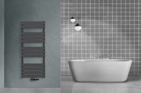 Belrad Handdoek Radiator Zwart Midden 180×50 cm 936W