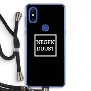 Negenduust black: Xiaomi Mi Mix 3 Transparant Hoesje met koord