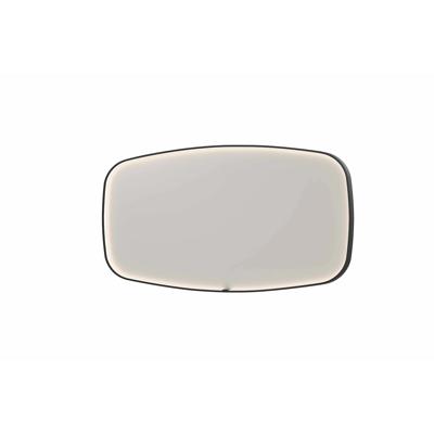 Spiegel INK SP31 160x4x80 cm incl. LED-verlichting en Spiegelverwarming Mat Zwart