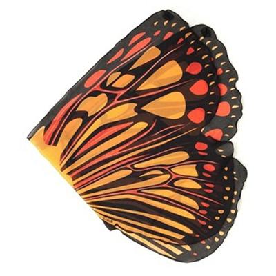 Carnaval verkleed vlinder vleugels - Oranje vlinder - multi kleuren - voor kinderen
