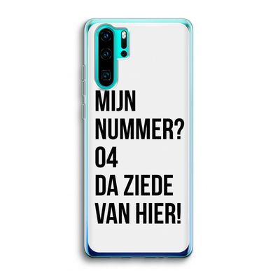 Da ziede van hier: Huawei P30 Pro Transparant Hoesje