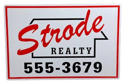 Halloween (1978) Metal Sign Strode Realty 31 x 46 cm Halloween (1978) Metal Sign Strode Realty 31 x 46 cm