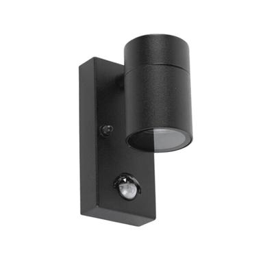 Set van 3 Mason Wandlampen - 6500K Warm wit - Bewegingssensor en Schemerschakelaar - Zwart - IP44 Waterdicht - Wandspot voor binnen en buiten