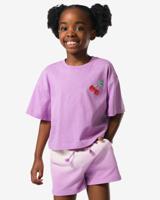 HEMA Kinder T-shirt Jersey Kersen Lila (lila)