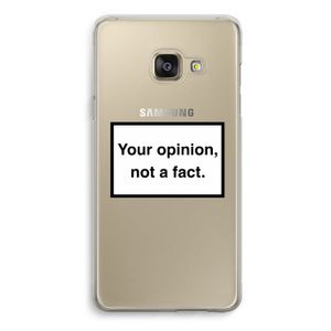 Your opinion: Samsung Galaxy A3 (2016) Transparant Hoesje