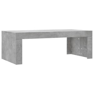 vidaXL Salontafel 102x50x36 cm bewerkt hout betongrijs