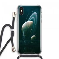 Mercurius: iPhone XS Max Transparant Hoesje met koord Mercurius: iPhone XS Max Transparant Hoesje met koord
