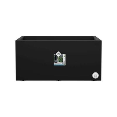 Elho Vivo Next Long 80 Bloembak - Zwart - L 78 x B 39 x H 38 cm - binnen/buiten - 100% gerecycled