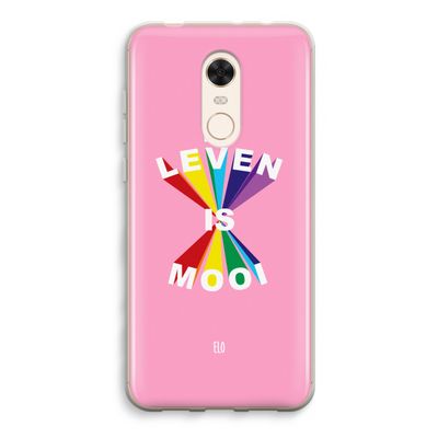 Het Leven Is Mooi: Xiaomi Redmi 5 Transparant Hoesje