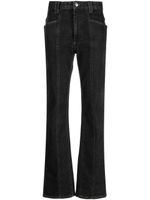 ISABEL MARANT pantalon Vokayae à coupe droite - Noir - thumbnail