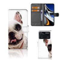 Xiaomi Poco X4 Pro 5G | Telefoonhoesje | Met pasjeshouder | Franse Bulldog