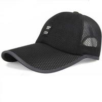 Outdoor sneldrogende mesh ademend Baseballpet voor mannen (zwart)