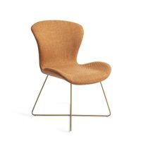 Jesper Home Eetkamerstoel 'Moji' Cross Gold, kleur Flax and Hay