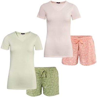 Zomer Dames Pyjama Korte Mouw