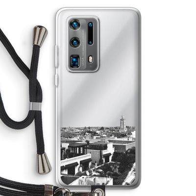 Marrakech Skyline : Huawei P40 Pro Plus Transparant Hoesje met koord