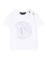 Balmain Kids t-shirt en coton à logo imprimé - Blanc