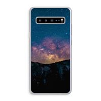 Travel to space: Samsung Galaxy S10 5G Transparant Hoesje