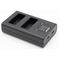 ChiliPower Fuji NP-W126 / NP-W126S dubbellader voor 2 camera accu's (tegelijk)