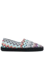 Missoni espadrilles à motif zig-zag - Noir